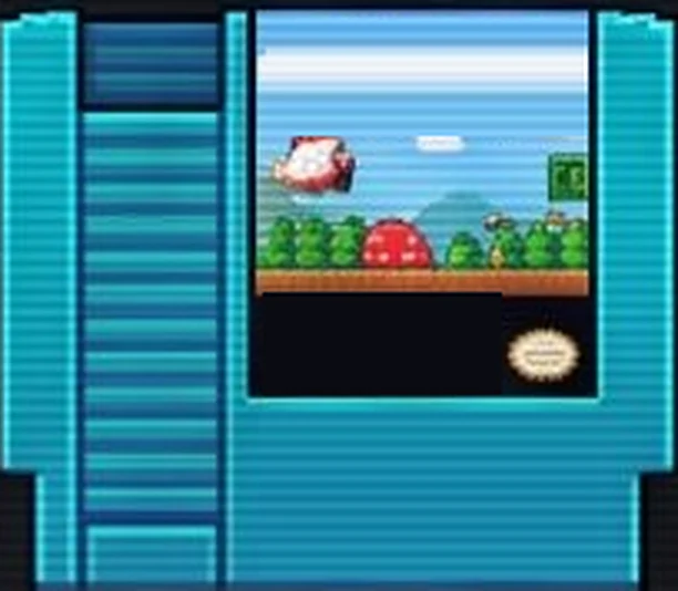 Cartucho de Pampa Runner en pixel art